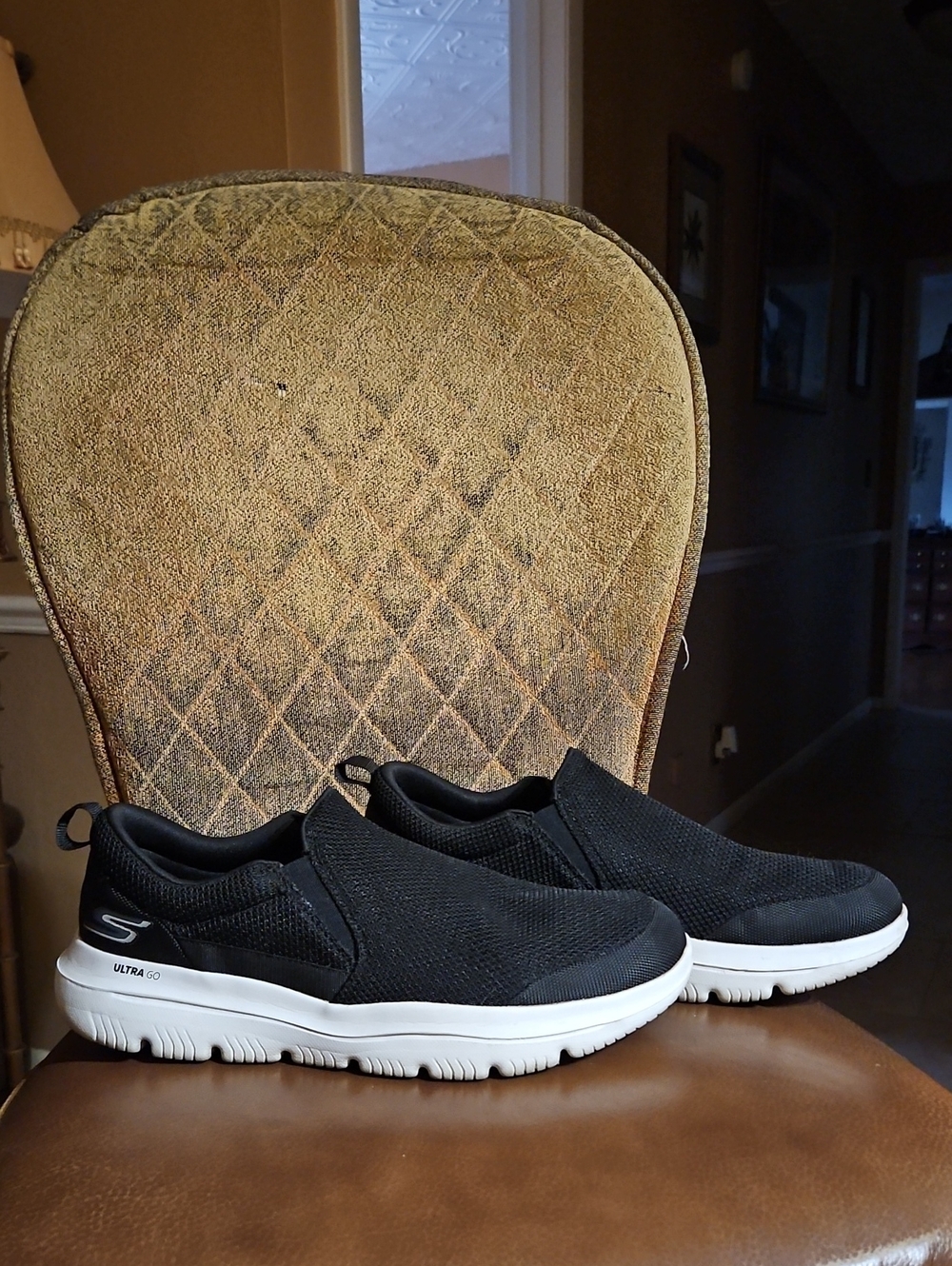 Skechers Go Walk Evolution Ultra Impeccable Slip On Sneakers Walking Shoes Black